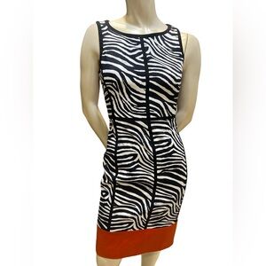 Karen Millen Black and White 🦓 dress US4 UK 8